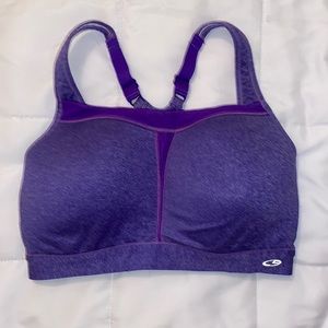 Champion sports bra 36DD Duo Dry purple